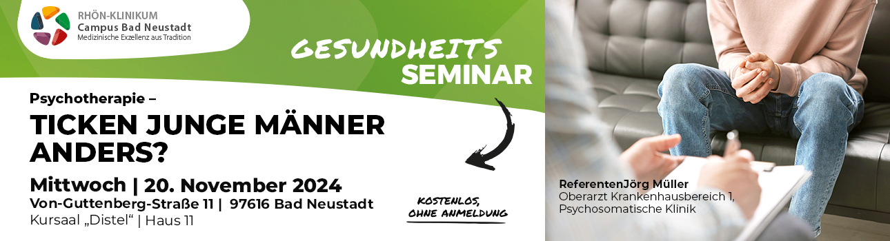 Gesundheitsseminar | Ticken junge Männer anders?